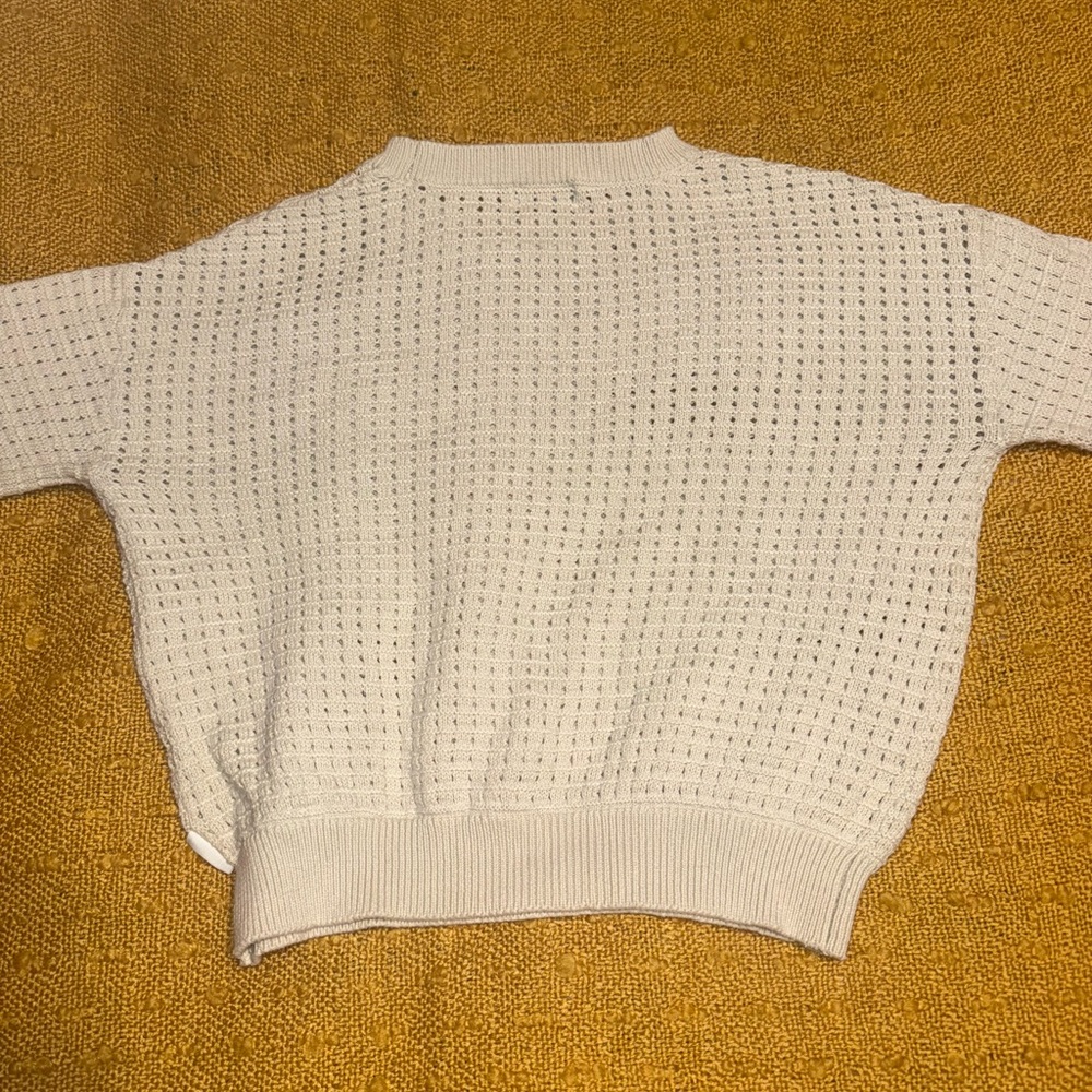 Calvin Klein Cream Knit Sweater - Picture 4 of 5